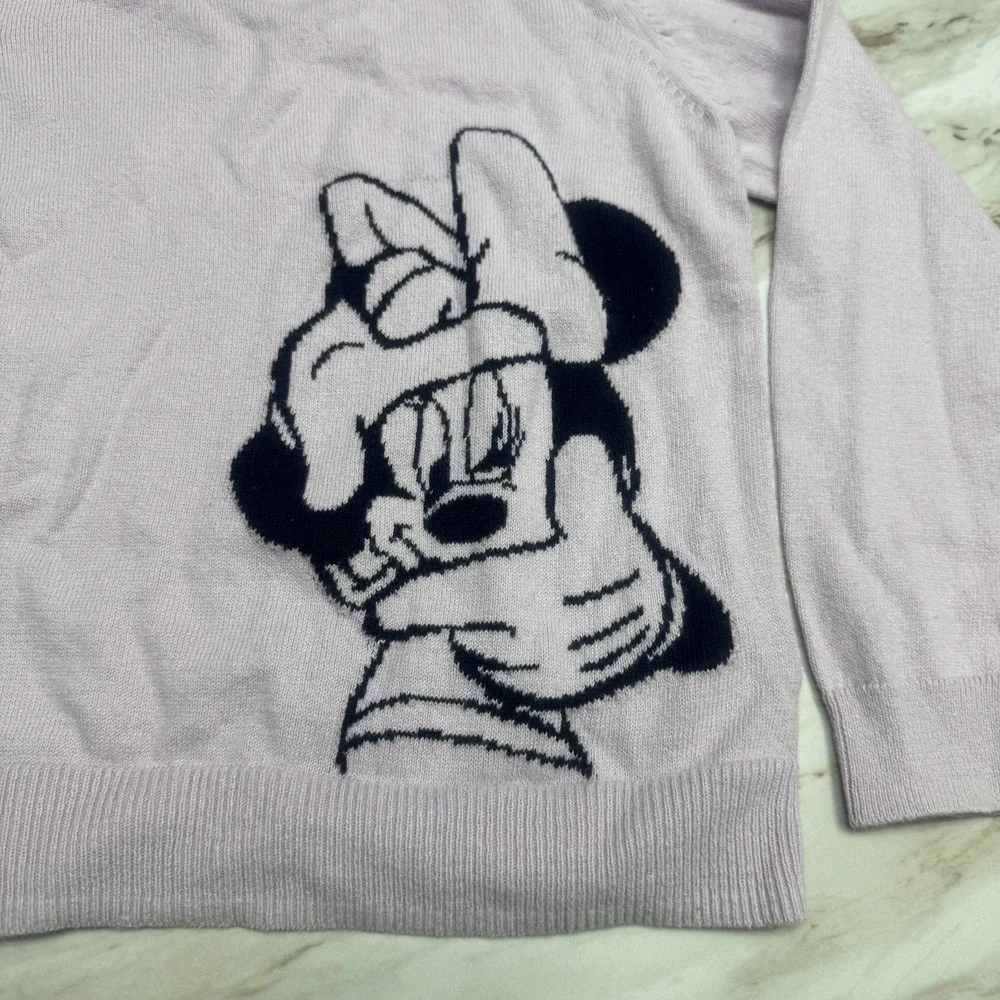 NWOT‎ Baby Gap Disney Purple Minnie Mouse Sweater-Size 5